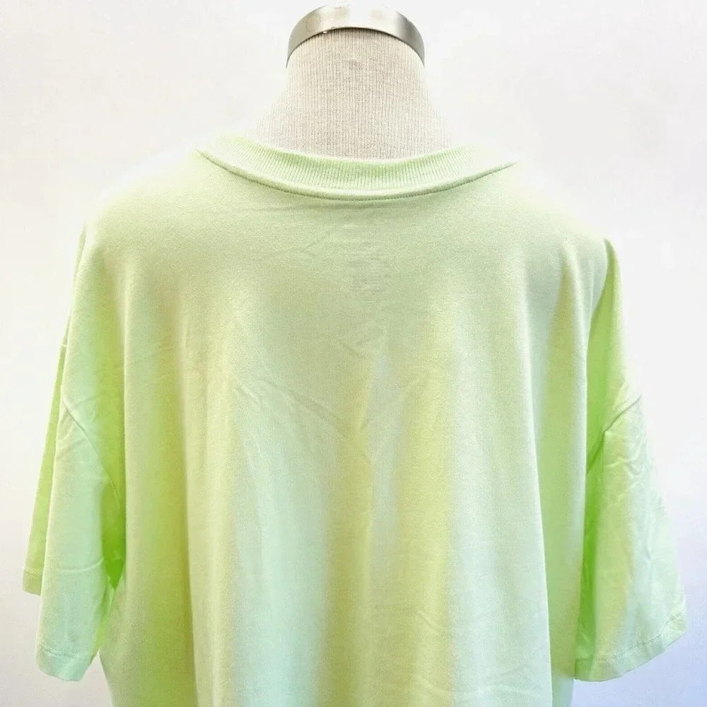 NWT TEK GEAR Women Short Sleeve Crew Neck On the Go Gear Green Shirt Plus Sz 2X - Picture 9 of 11